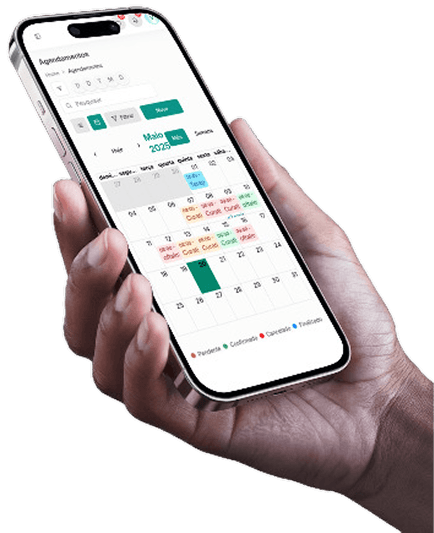 Mockup scheduling phone 